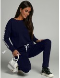 Marineblaues Trainingsanzug-Set für Damen FI534 – Online-Shop – Boutique